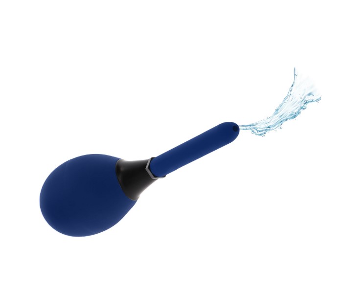 Анальний душ ToyJoy Buttocks Anal Douche, синій, 475 мл, 15 х 2 см - Зображення 3