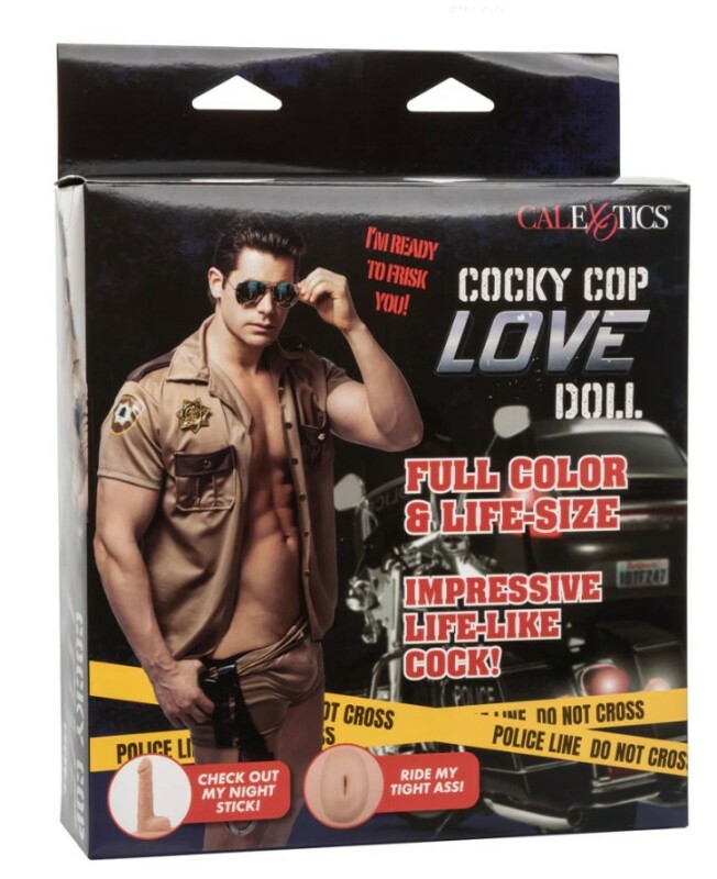 Секс лялька чоловіка надувна CalExotics Cocky Cop Love Dol, бежева