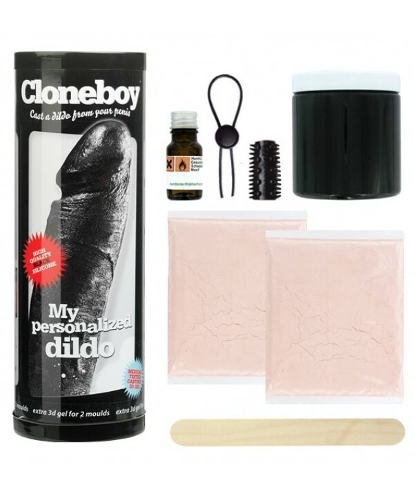 Набір для створення фалоімітатора копії члена Cloneboy Personal Dildo Black "Зроби копію його пеніса", чорного кольору