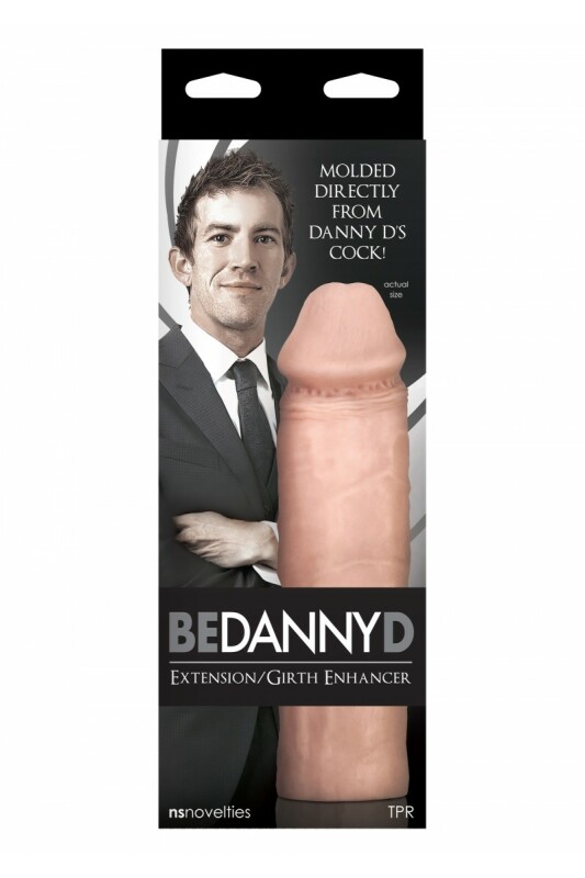 Насадка для збільшення члена NS Novelties Be Danny D Extension Enhancer, бежева, 20 х 5 см - Изображение 1