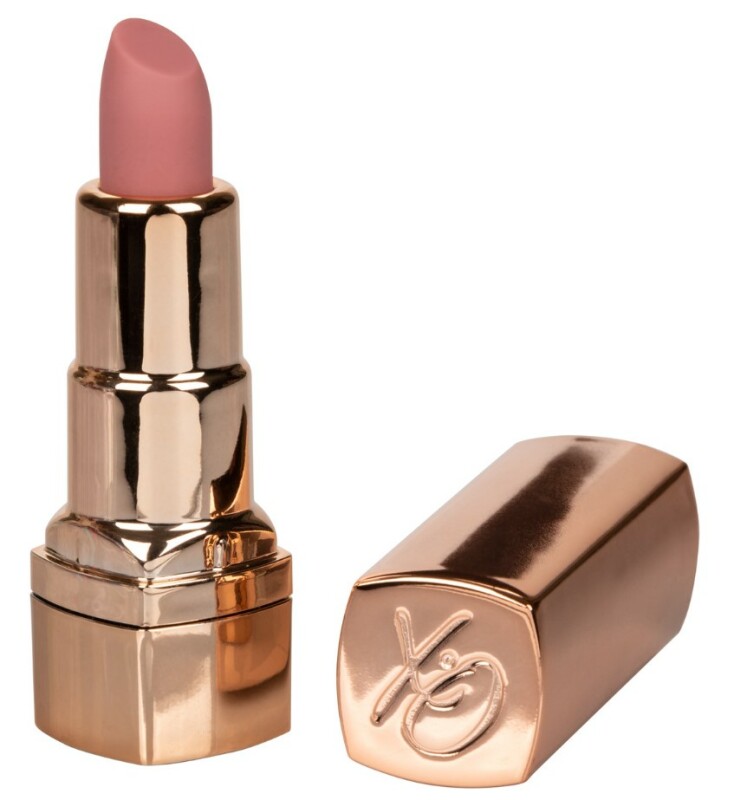 Кліторальний вібратор у формі помади CalExotics Hide &amp; Play Lipstick Recharge, 7.5 х 2 см - Изображение 3