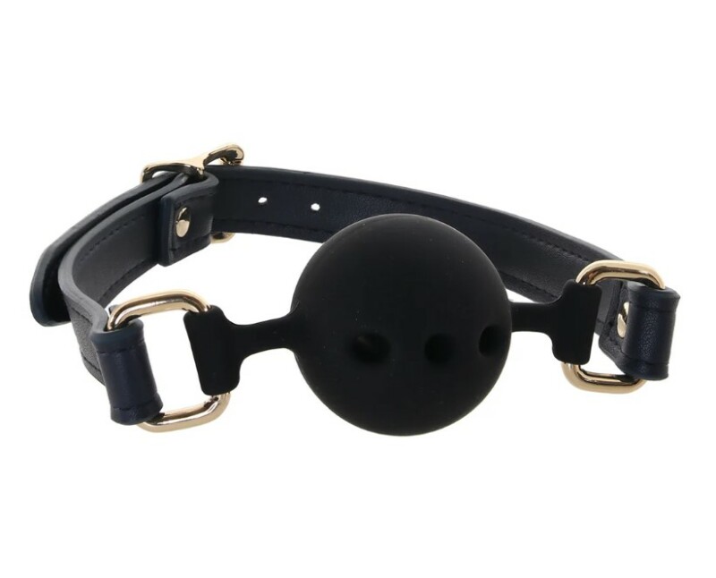 Кляп силіконовий NS Novelties Bondage Couture Ball, 4.3 см - Изображение 2