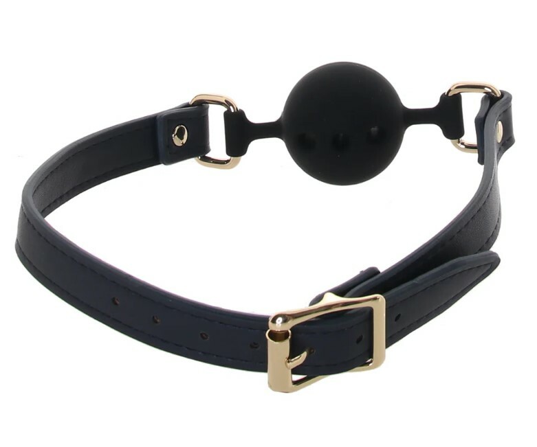 Кляп силіконовий NS Novelties Bondage Couture Ball, 4.3 см - Изображение 4