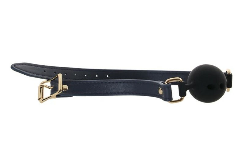 Кляп силіконовий NS Novelties Bondage Couture Ball, 4.3 см - Изображение 5
