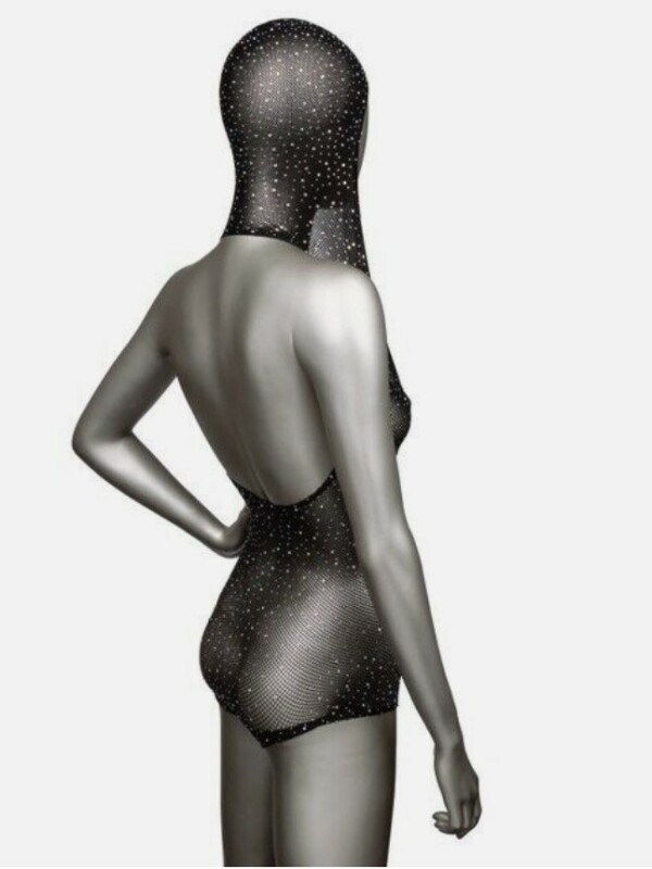 Еротичний боді з капішоном Calexotics Radiance Hooded Deep V Bodysuit, чорний, O/S - Зображення 4