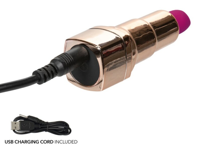 Вібратор у формі помади CalExotics Hide & Play Lipstick Recharge, 7.5 х 2 см - Изображение 4