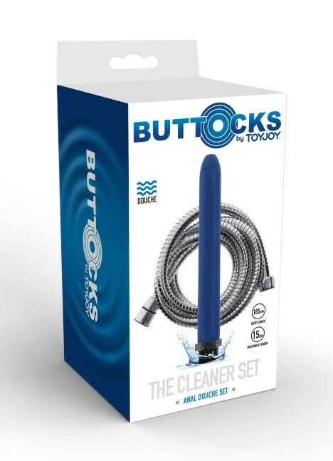 Набір для анального душу ToyJoy Buttocks The Cleaner Shower Set, 16.5 х 2 см - Зображення 1