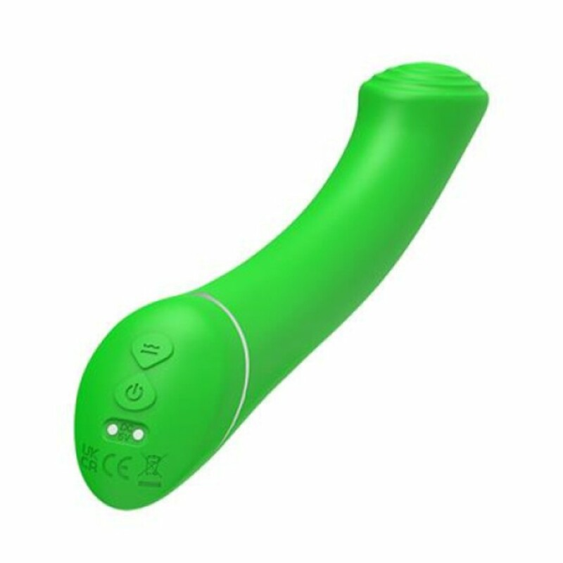 Вібратор Chisa Popple, зелений, 19.5 х 3.5 см - Зображення 3