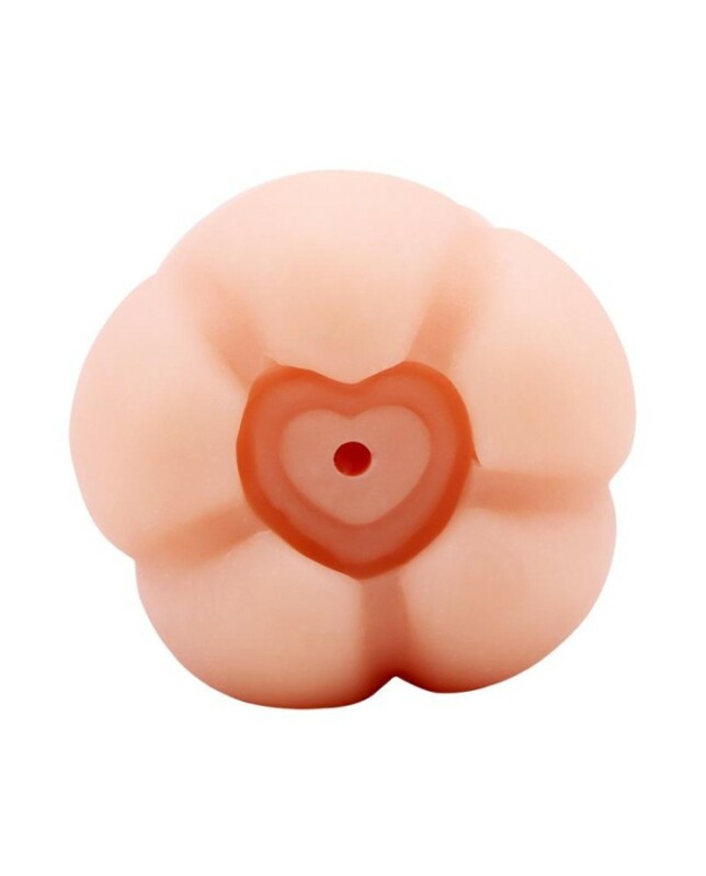 Мастурбатор Chisa Abby Cute Heart, бежевий 11.8 х 5.8 см - Зображення 2