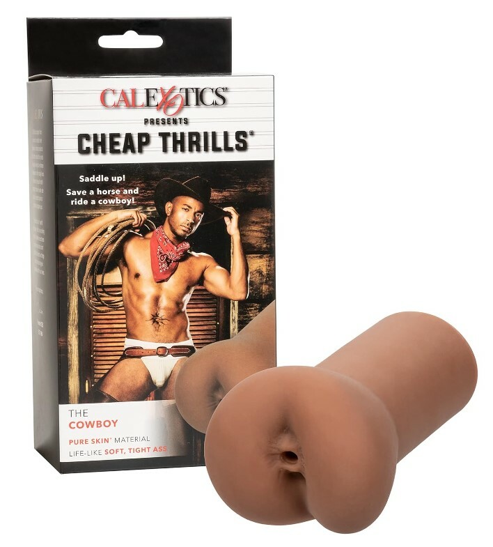 Мастурбатор анус реалістичний California Exotics Cheap Thrills The Cowboy, бежевий, 14 х 7.5 см