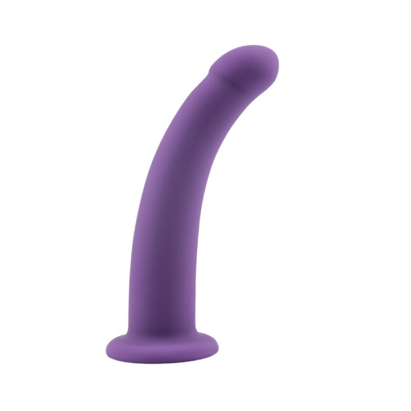 Насадка для страпона Chisa Bend Over L, фіолетова, 17.8 х 3.8 см - Изображение 1