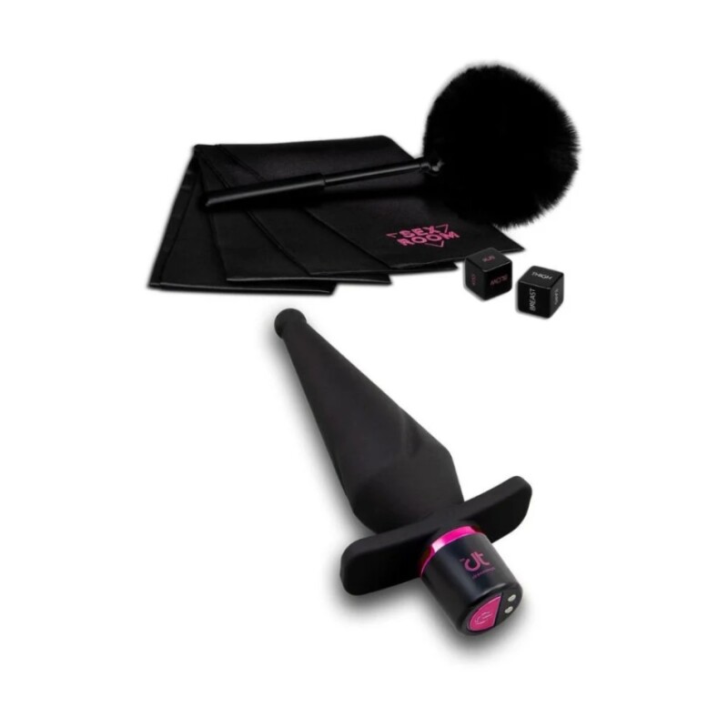 Набір для анальної гри Sex Room Anal Play Kit 5 предметів і мішечок для зберігання, чорного кольору, 13.5 х 3.8 см - Зображення 3
