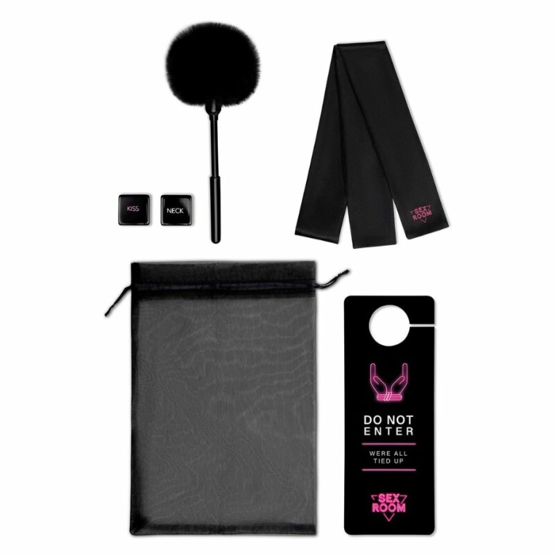 Набір з масажером простати Sex Room Prostate Play Kit 5 предметів і мішечок для зберігання, чорного кольору, 15 х 3 см - Зображення 3
