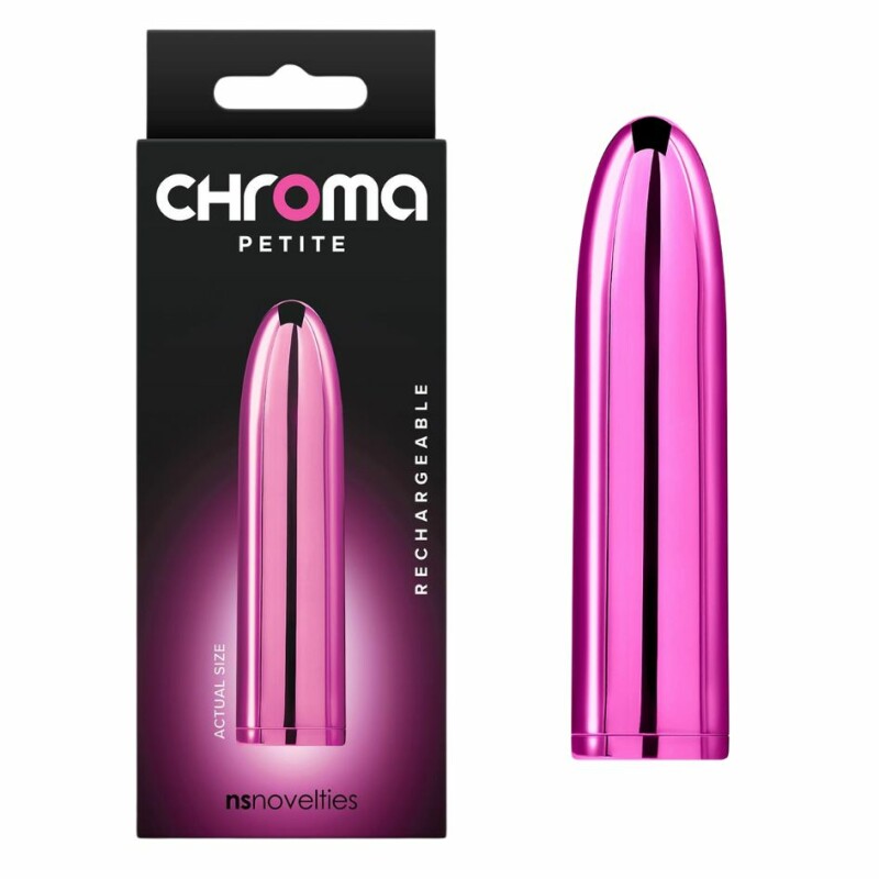 Вібропуля перезарядна NS Novelties Chroma Petit рожева, 8.7 см х 2.2 см