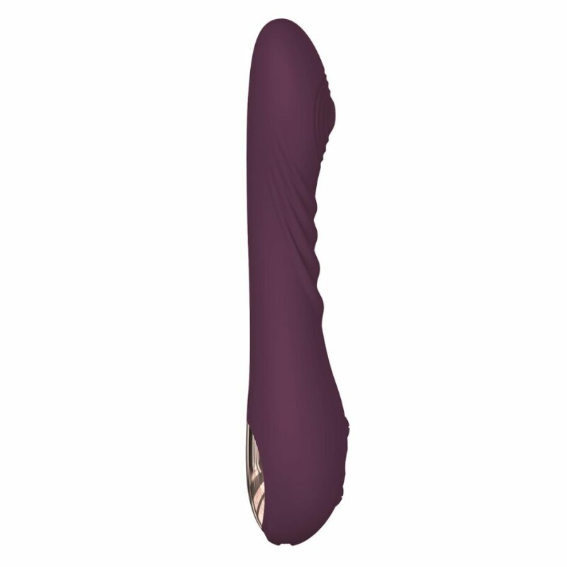 Вібратор гнучкий з пульсацією Dream Toys Essentials Tapping Power Vibe фіолетовий, 22.5 х 3.7 см - Изображение 1