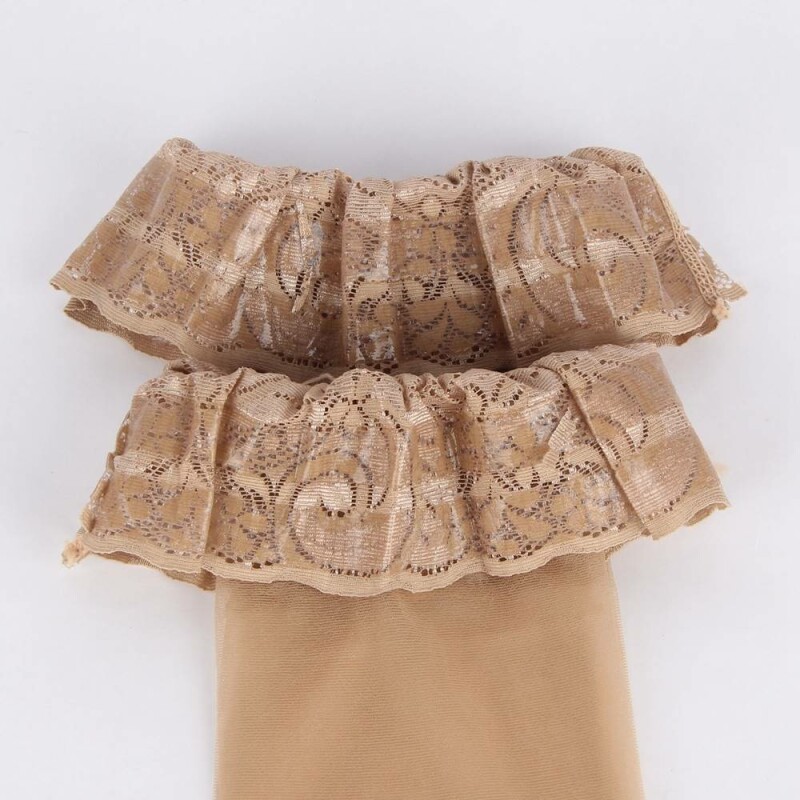 Панчохи на силіконовій стрічці Star Night Thigh High non-slip Stocking з мереживними коронками, XS-L - Изображение 2