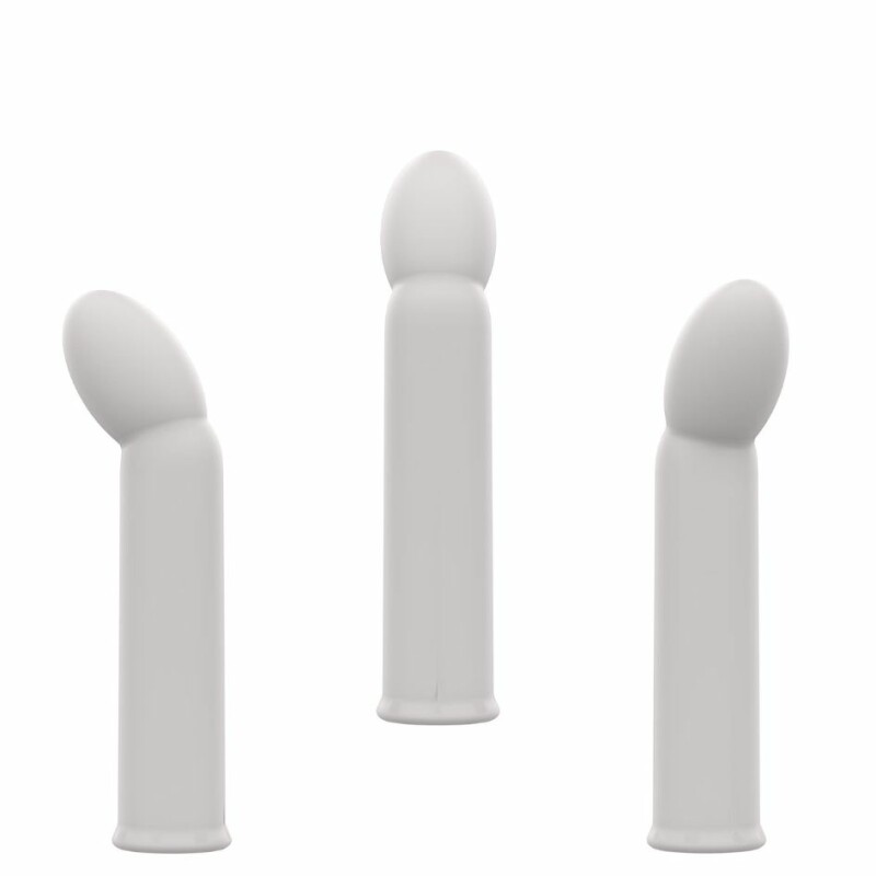 Вібратор Dream Toys Nude Aulora для точки G сірий, 14.1 х 3 см - Зображення 7