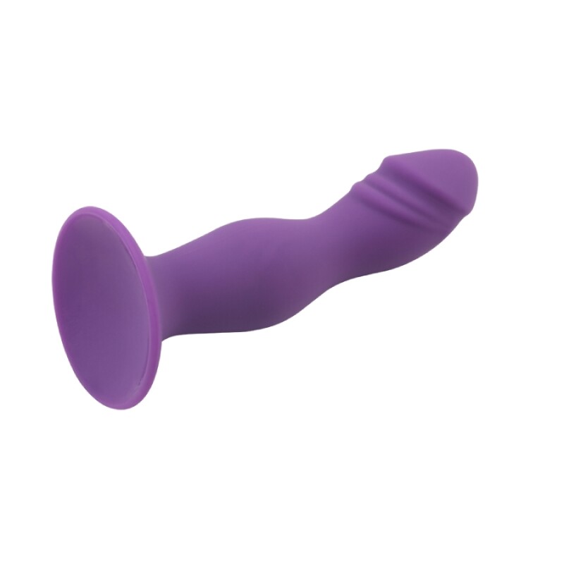 Насадка для страпона Chisa Rumpy-pumpy, фіолетова, 15 х 3.5 см - Зображення 3