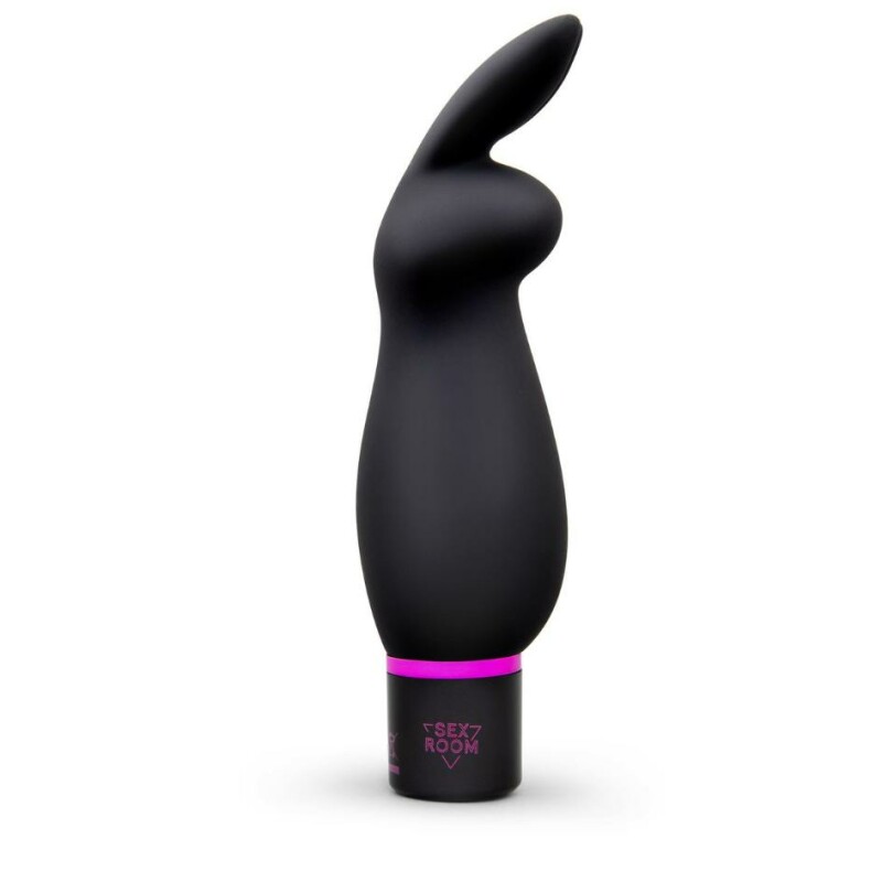 Набір із вібратором для клітора Sex Room Raunchy Kit, 5 предметів та мішечок для зберігання, чорного кольору, 13 см - Зображення 6