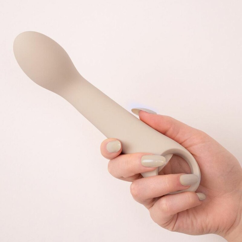Вібратор Dream Toys Nude Ivy для точки G бежевий, 20.1 х 3.8 см - Зображення 3