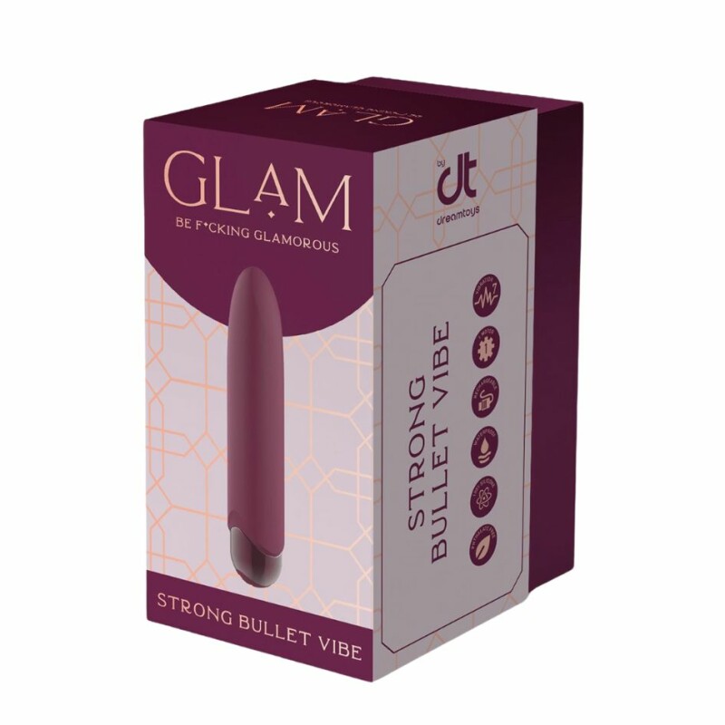 Міні-вібратор Dream Toys Glam фіолетовий, 10.5 х 2.1 см - Зображення 7
