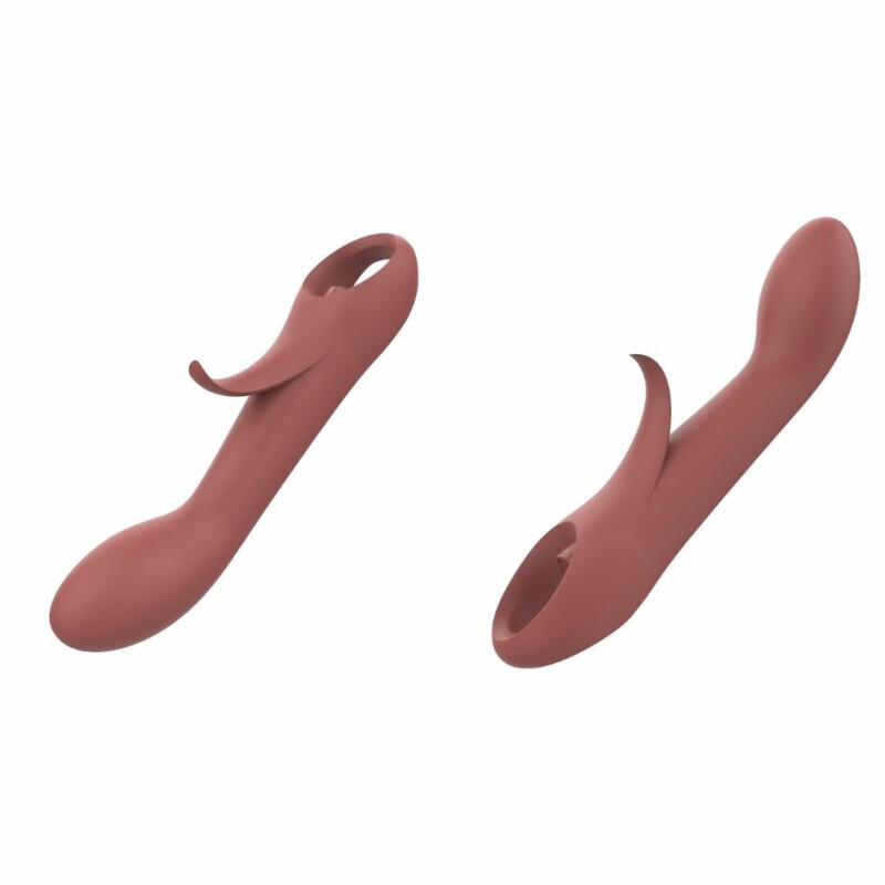 Вібратор Dream Toys Nude Sierra для точки G коричневий, 20.1 х 3.8 см - Зображення 7