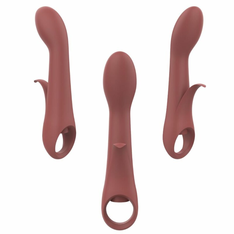 Вібратор Dream Toys Nude Sierra для точки G коричневий, 20.1 х 3.8 см - Зображення 8