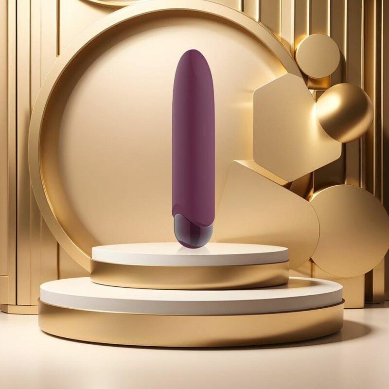 Міні-вібратор Dream Toys Glam фіолетовий, 10.5 х 2.1 см - Зображення 8
