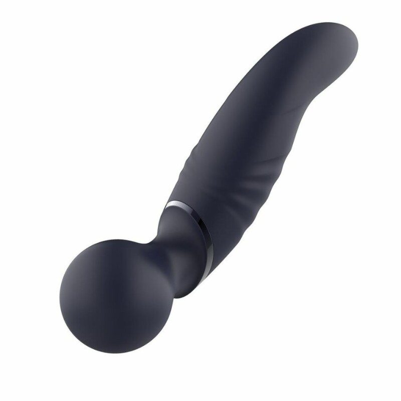 Вібратор мікрофон Dream Toys Glam Dual Wand Vibe для подвійної стимуляції, фіолетовий, 21.2 см х 4.9 см - Изображение 3