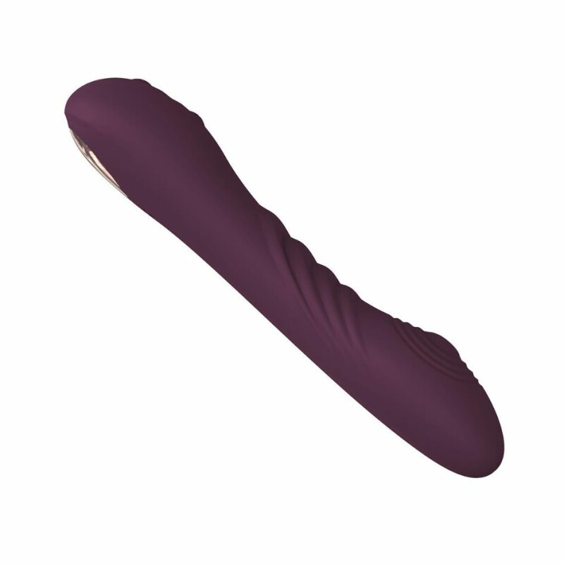 Вібратор гнучкий з пульсацією Dream Toys Essentials Tapping Power Vibe фіолетовий, 22.5 х 3.7 см - Изображение 3
