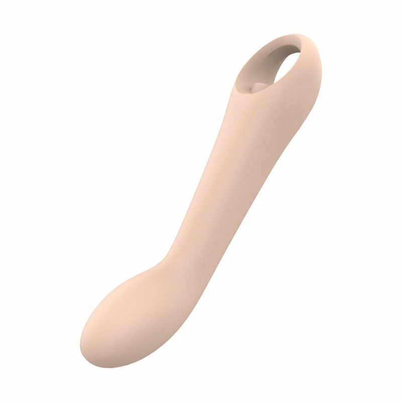 Вібратор Dream Toys Nude Ivy для точки G бежевий, 20.1 х 3.8 см - Зображення 1