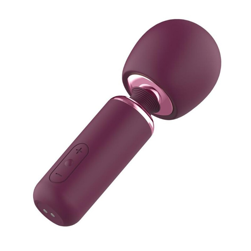 Вібратор мікрофон Dream Toys Glam Bold Travel Wand фіолетовий, 18 см х 6.6 см - Изображение 3