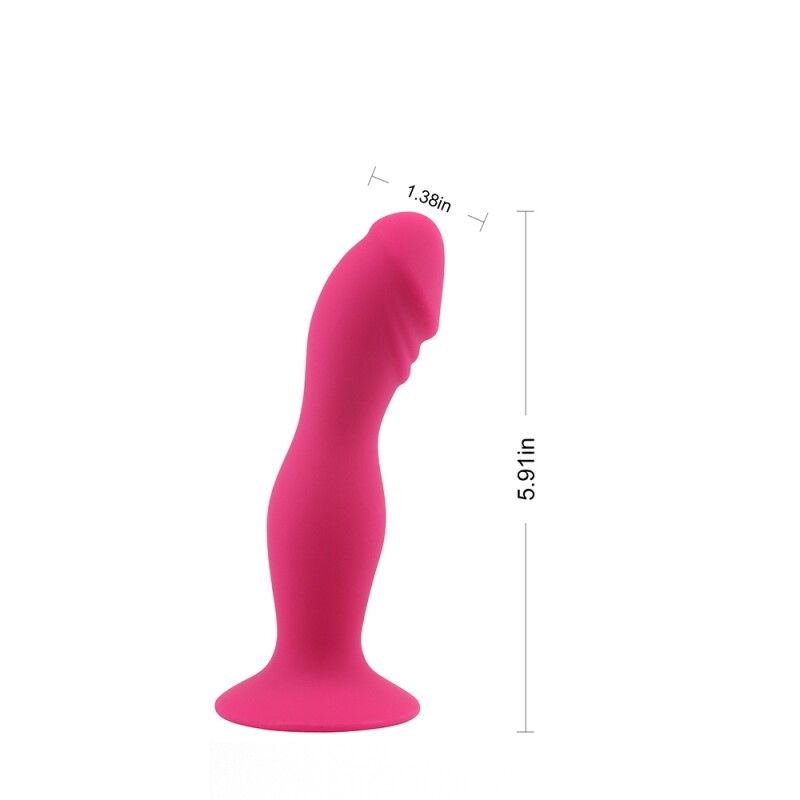 Насадка для страпона Chisa Rumpy-pumpy, рожева, 15 х 3.5 см - Изображение 6