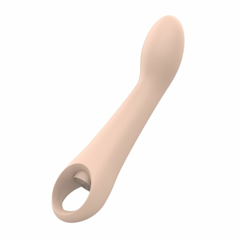 Вібратор Dream Toys Nude Ivy для точки G бежевий, 20.1 х 3.8 см - Зображення 2