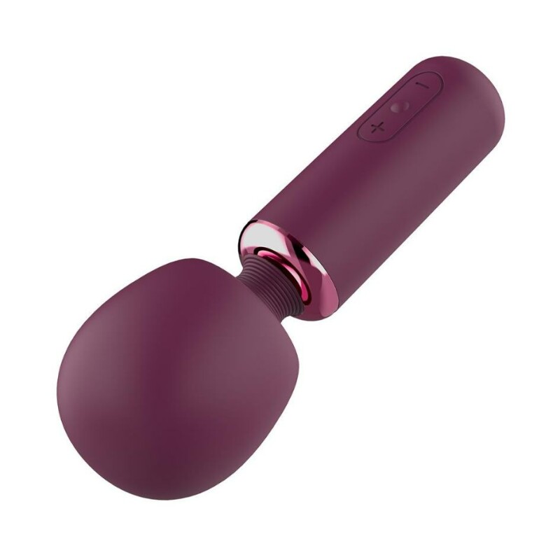 Вібратор мікрофон Dream Toys Glam Bold Travel Wand фіолетовий, 18 см х 6.6 см - Изображение 4