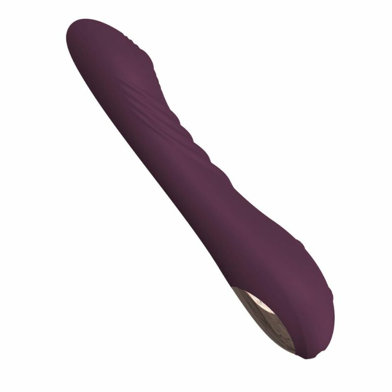 Вібратор гнучкий з пульсацією Dream Toys Essentials Tapping Power Vibe фіолетовий, 22.5 х 3.7 см - Изображение 5