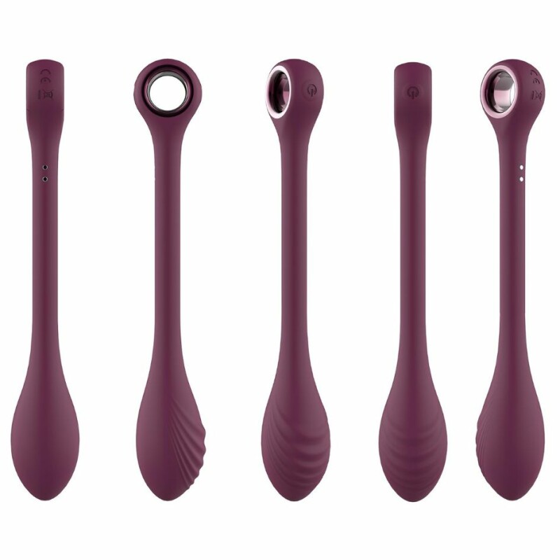 Віброяйце регульоване Dream Toys Glam для точки G, фіолетове, 22 х 3.4 см - Зображення 6