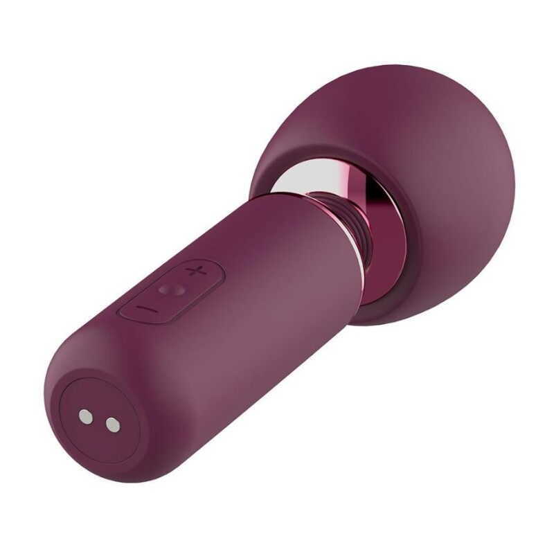Вібратор мікрофон Dream Toys Glam Bold Travel Wand фіолетовий, 18 см х 6.6 см - Изображение 5
