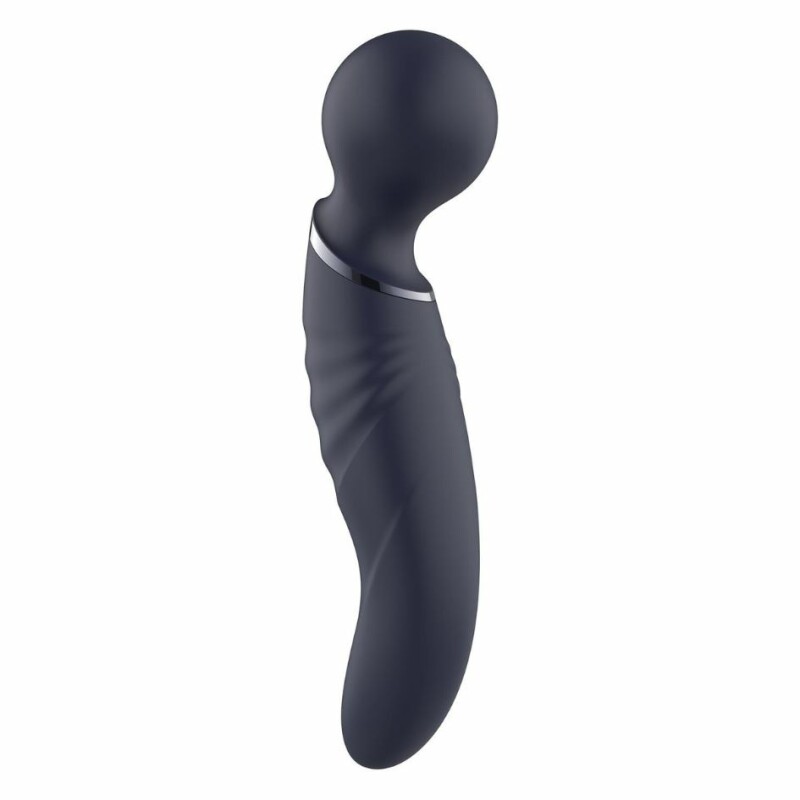 Вібратор мікрофон Dream Toys Glam Dual Wand Vibe для подвійної стимуляції, фіолетовий, 21.2 см х 4.9 см - Изображение 1