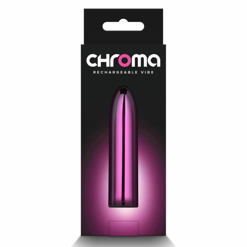 Вібропуля перезарядна NS Novelties Chroma Petit рожева, 8.7 см х 2.2 см - Изображение 4