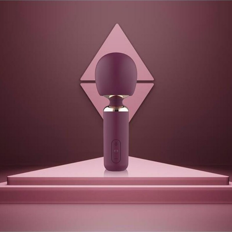 Вібратор мікрофон Dream Toys Glam Bold Travel Wand фіолетовий, 18 см х 6.6 см - Изображение 6