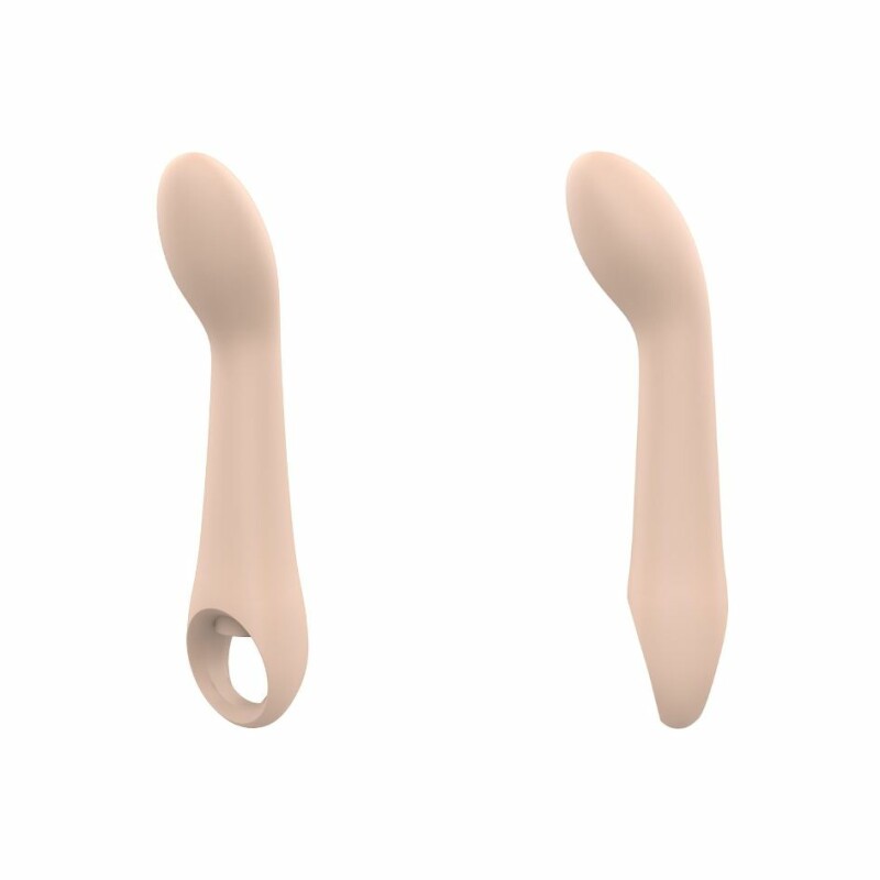 Вібратор Dream Toys Nude Ivy для точки G бежевий, 20.1 х 3.8 см - Зображення 6