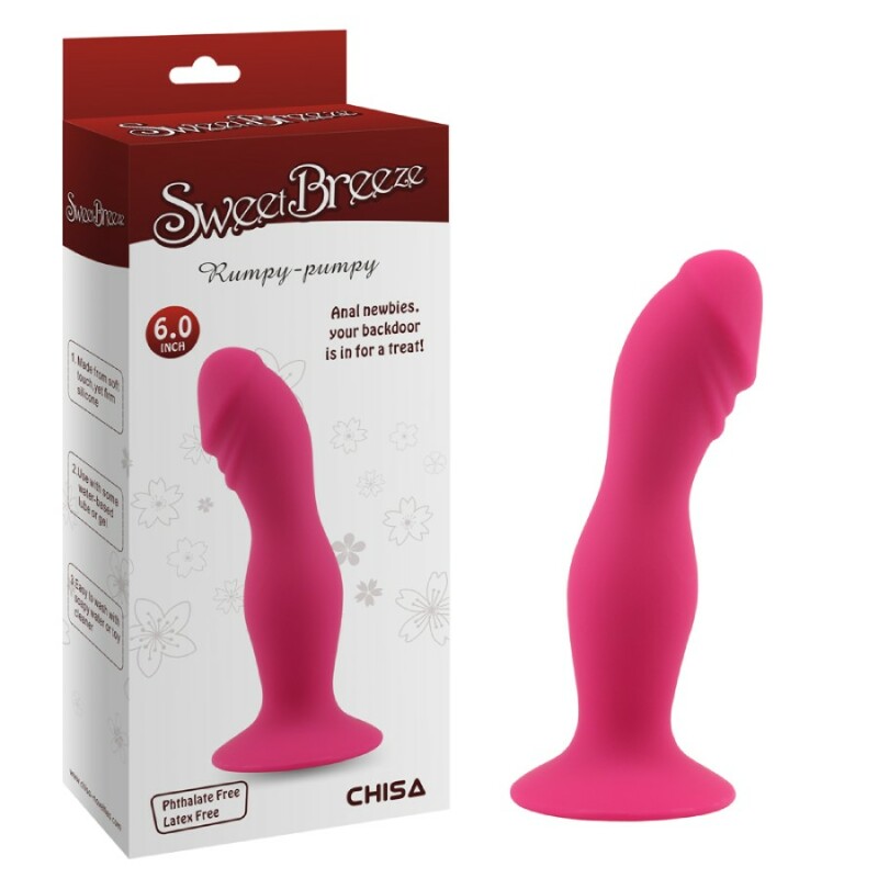 Насадка для страпона Chisa Rumpy-pumpy, рожева, 15 х 3.5 см