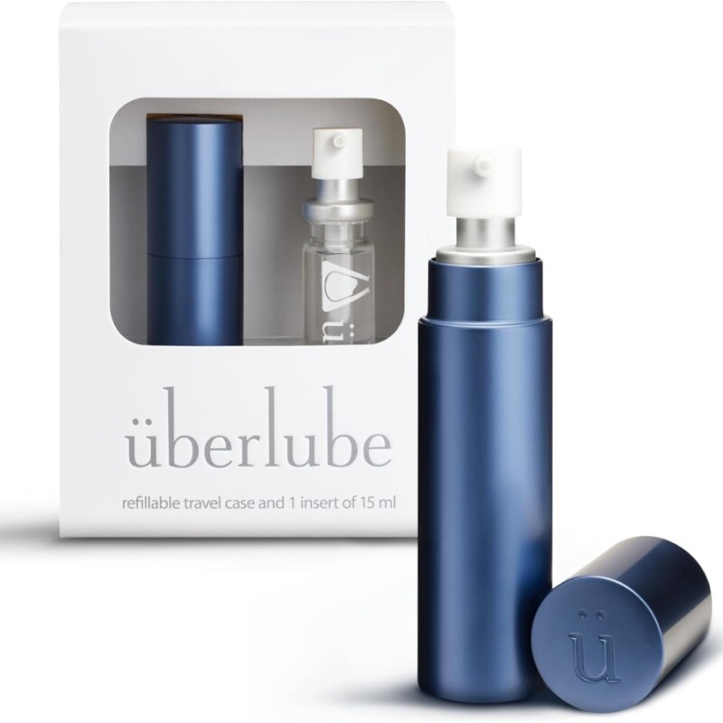 Лубрикант на силіконовій основі Uberlube у блакитному футлярі, 15 мл