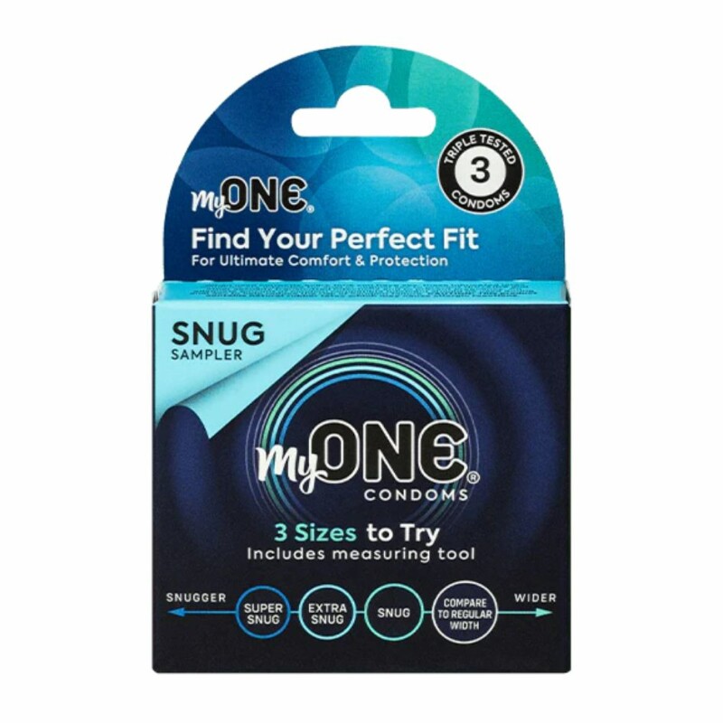 Презервативи різних розмірів MyONE Snug Sampler упаковка, 3 шт
