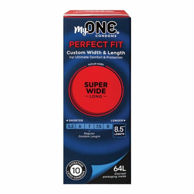 Презервативи великі MyONE Super Wide &amp; Long 64L, 10 шт