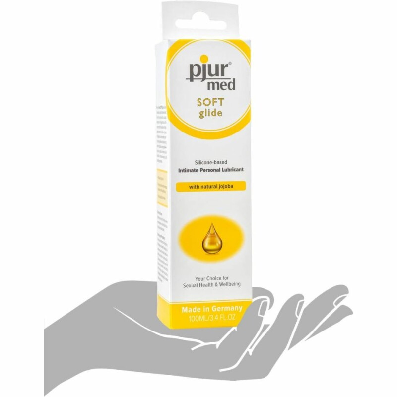 Лубрикант на силіконовій основі Pjur med SOFT Glide з натуральною олією жожоба, 100 мл - Зображення 4