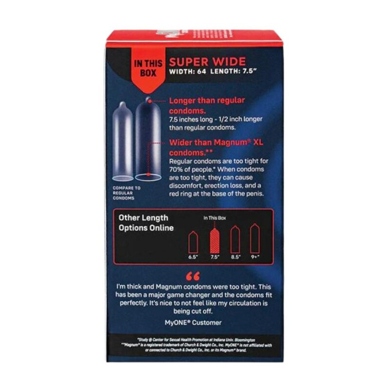 Презервативи великі MyONE Super Wide 64J, 10 шт - Зображення 1