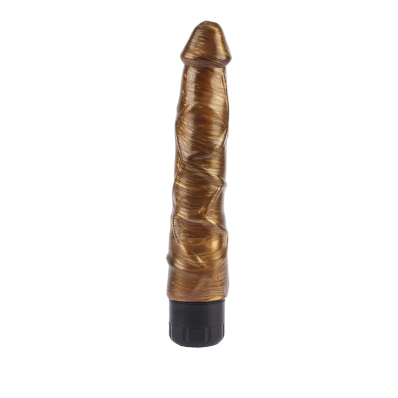 Вібратор Chisa Pleasure Ranger з поворотним регулятором, золотий, 22.5 х 4.3 см - Зображення 2