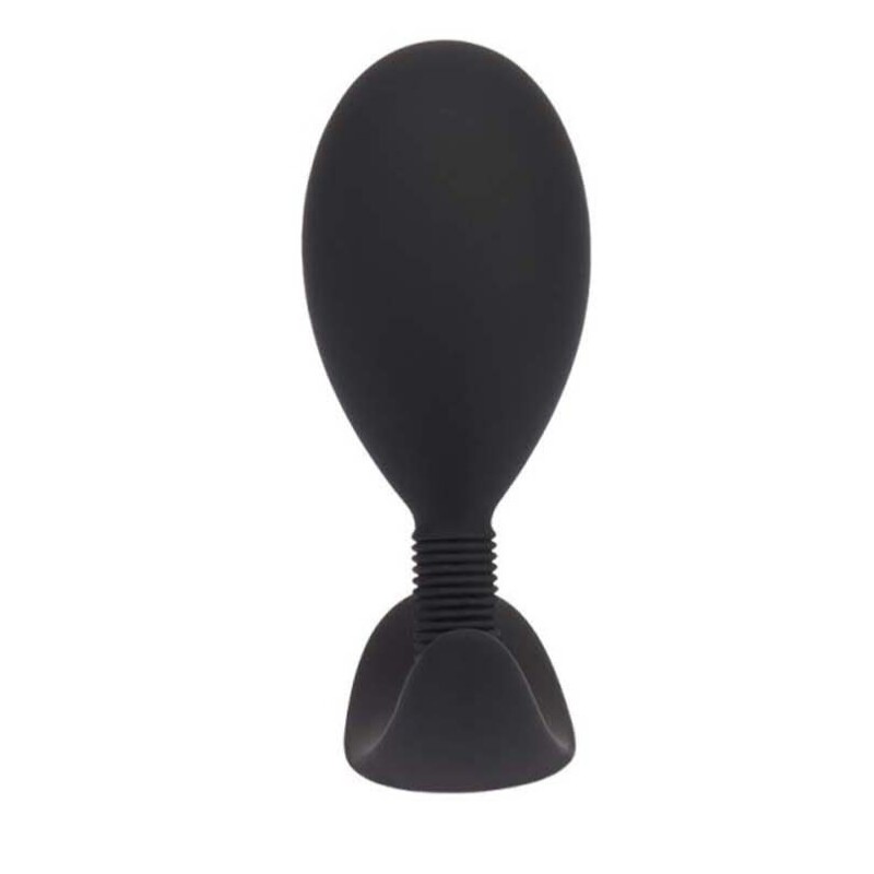 Анальна пробка Chisa Black Mont зі стопером, чорна, 11 х 4.2 см - Зображення 2